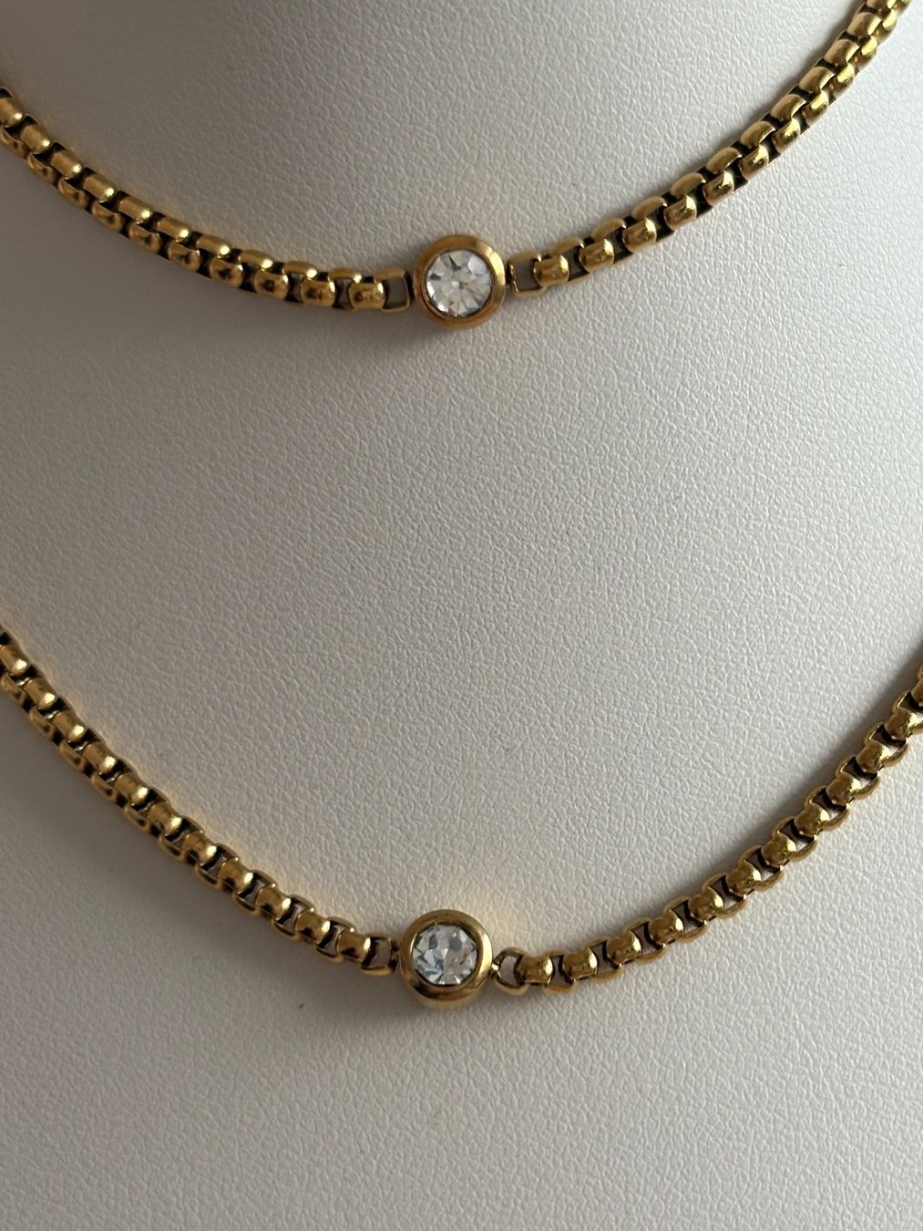 Catenine: Luxus Elegante Kette mit Armband Farbe Gold – Nuovo (secondo la descrizione) da Biel-Bienne venduto da Roserosse13 1
