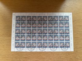 Pro Patria Bogen Satz 1966 mit Ausgabetag Stempel 
