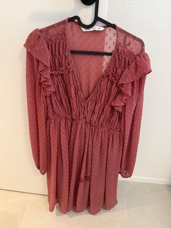 Zara Kleid, Altrosa, Grösse S, Top Zustand