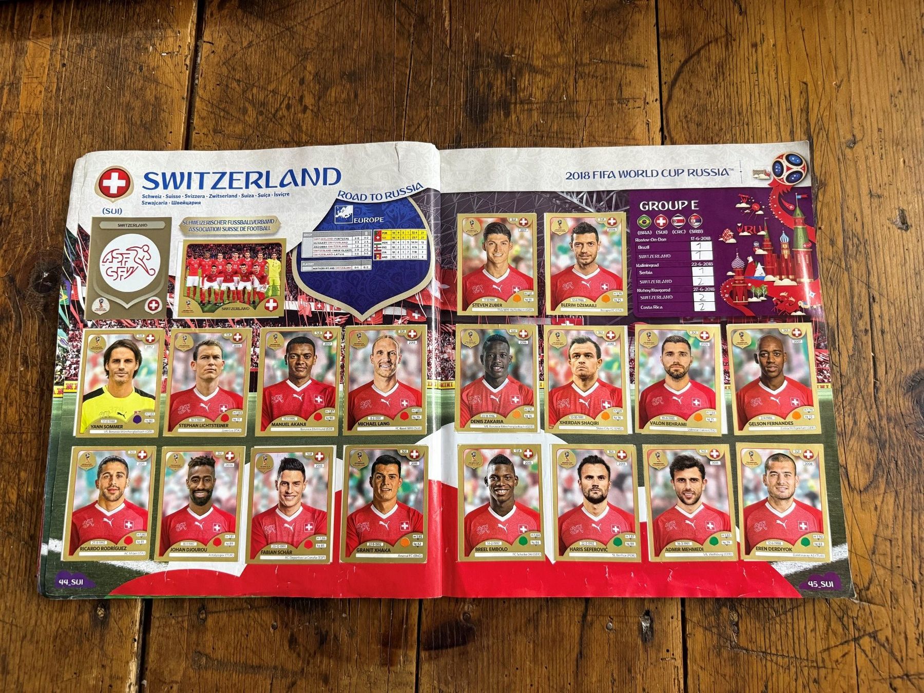Panini Album: Album Panini WM 2018 - Komplett – Usato da Chiggiogna venduto da TheLegend88 7