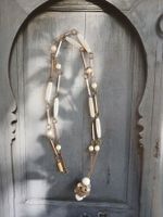 Alte Trachtenkette Vintage – mit Perlen & Strass Anhänger