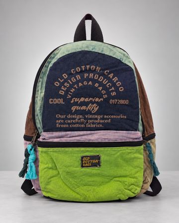 Rucksack Old Cotton Cargo Design mehrfarbig Baumwolle