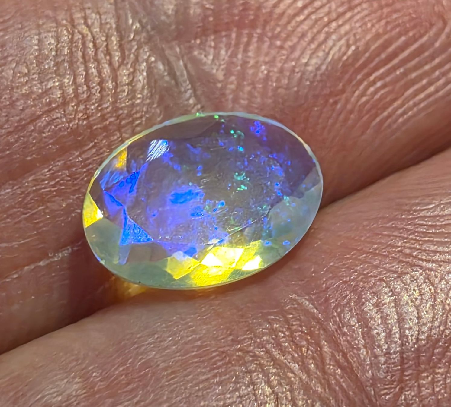 Edelsteine: 1,1 ct Welo Opale naturelle facettée – Gebraucht aus Carouge GE von Crystal_Energy