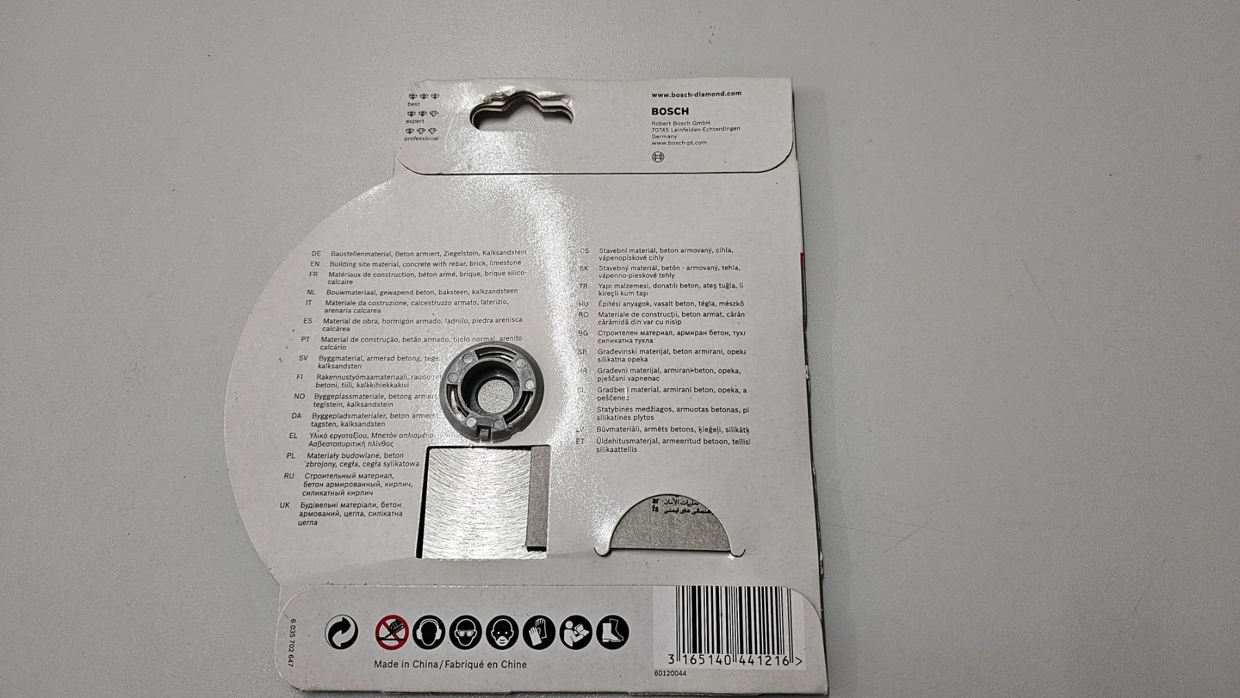 Bosch Tutti gli attrezzi: Bosch Diamant Trennscheibe Universal, Ø150mm – Nuovo e nell'imballaggio originale da Jegenstorf venduto da Bracher_Mail-House 1
