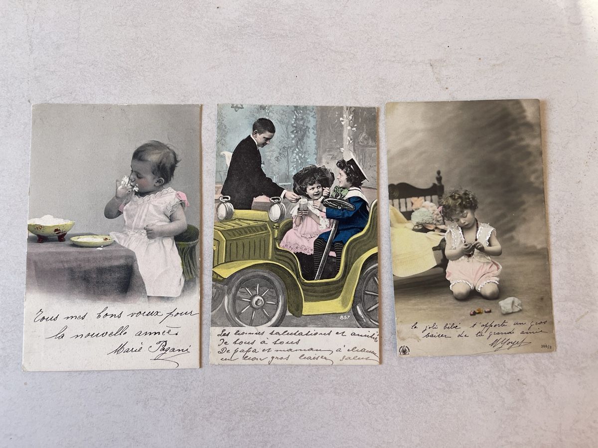 Cartoline postali: Alte Postkarten, Sammlung von 3 Stück – Usato da Strengelbach venduto da Aschatan5