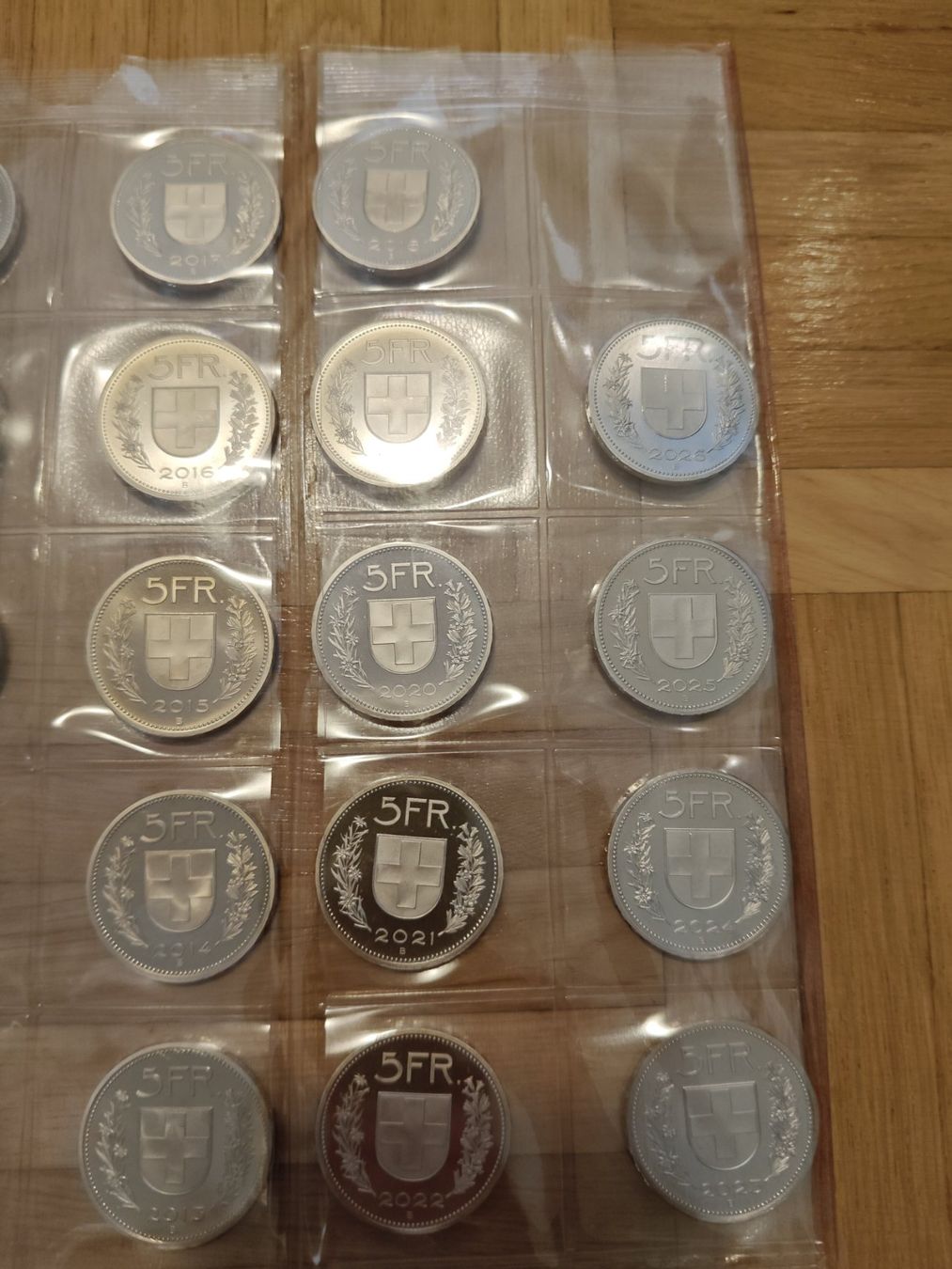 Top Sammlung - 5 Franken 1931-2026 vz-unz/unz/stgl. (Neu (gemäss ...