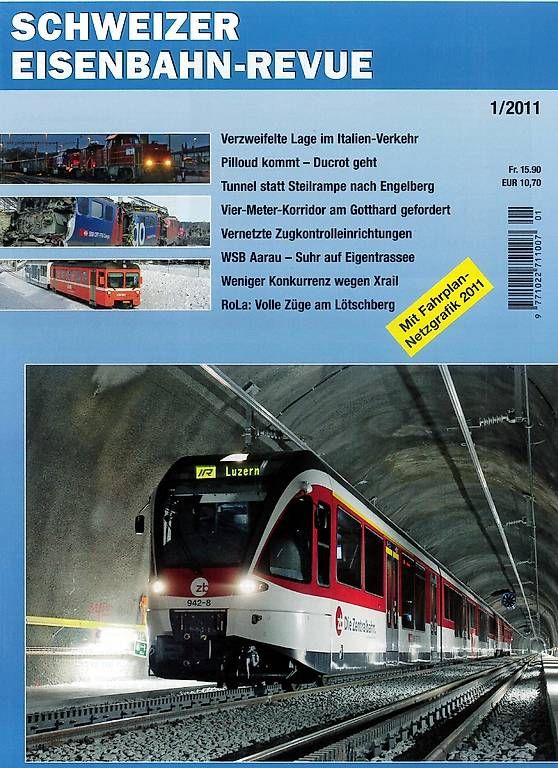Riviste & Magazine: Schweizer Eisenbahnrevue SER Jahrgang 2011 – Usato da Winterthur venduto da rivella86