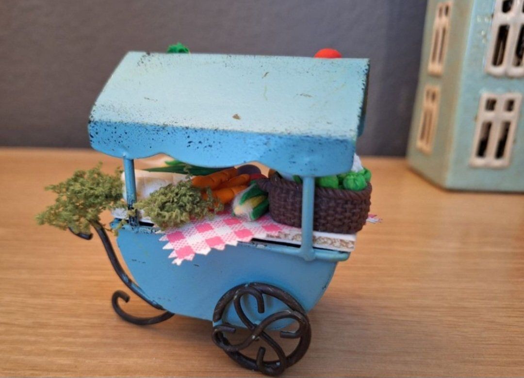 Case e mobili per bambole: Puppenhaus Gemüse Markt Stand – Nuovo (secondo la descrizione) da Zürich venduto da HandmadeTinyFood 8