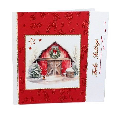 Karten: Karte "Frohe Festtage" – Neu (gemäss Beschreibung) aus Schlatt TG von glueckwunschkarte.22 3