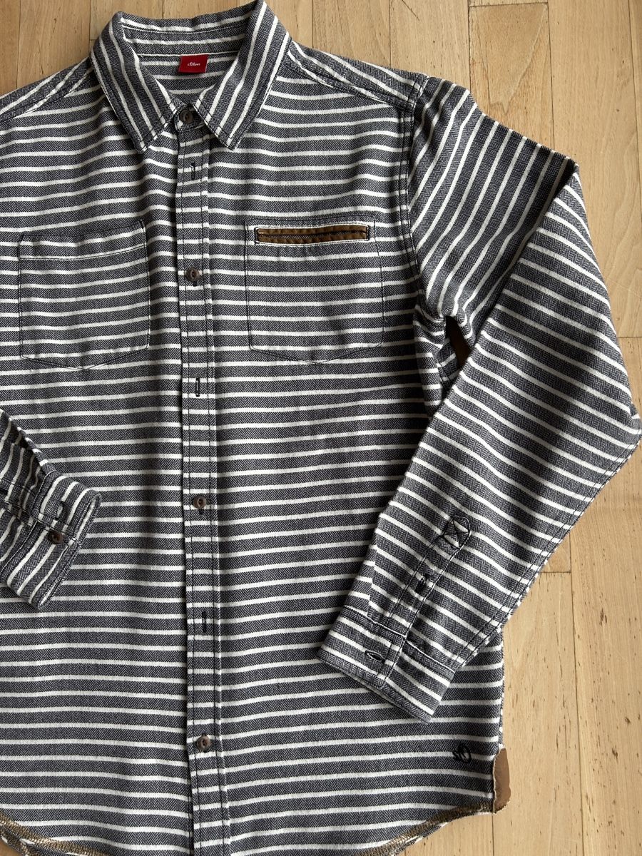 S.Oliver Camicie, T-shirt & Polo: S. Oliver Hemd Gr. 176 neuwertig – Usato da St. Urban venduto da uschi73 7