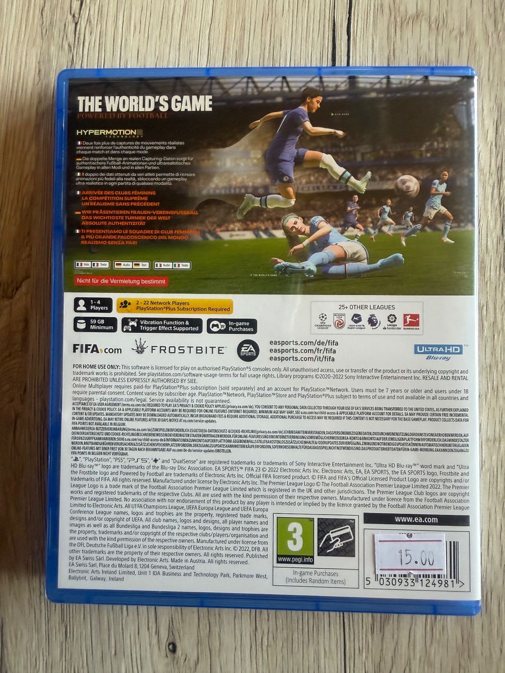 Sony Giochi: PS5 Fifa 23 – Usato da Marly venduto da may_j75b 1