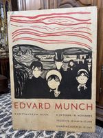 Altes Ausstellungsplakat Kunstmuseum Bern Edvard Munch 1958