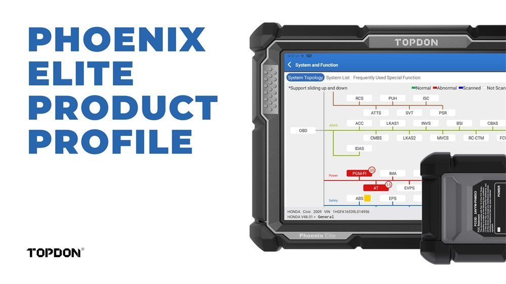 Tutti gli attrezzi: Topdon Phoenix Elite OBD2-Diagnosescanner Programmierung – Nuovo e nell'imballaggio originale da Malans GR venduto da BUYBEST-Schweiz 7