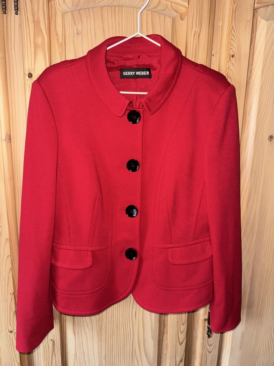 Gerry Weber Jacken: Gerry Weber Blazer, Gr. 40, Rot – Neu (gemäss Beschreibung) aus Hergiswil NW von kaufe_bei_kaufmann 1