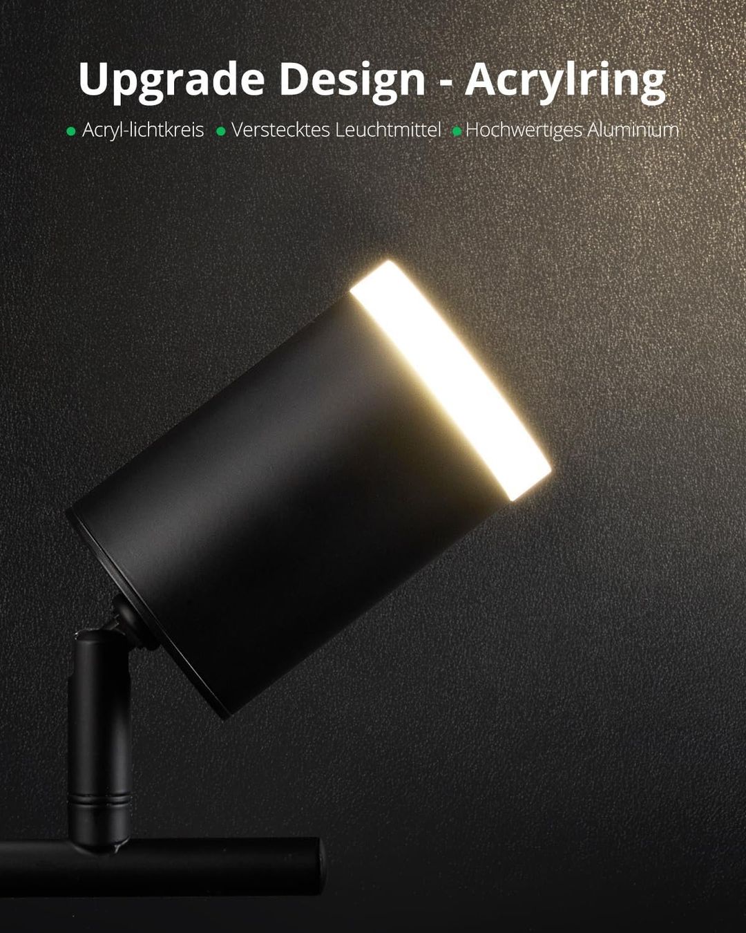 Kronleuchter & Deckenlampen: LED Deckenlampe Deckenleuchte schwenkbar Schwarz Strahler – Neu und originalverpackt aus Wittenbach von VELARO 6