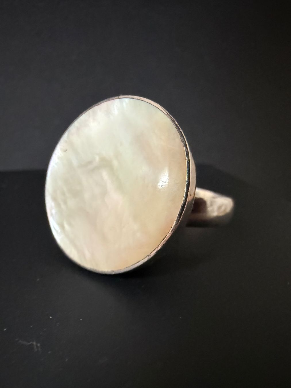 Ringe: Silber Ring mit Perlmutt 925 – Gebraucht aus Spiegel b. Bern von Rogger72 4