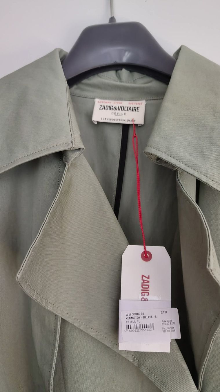 Zadig & Voltaire Cappotti: Trench coat Zadig & Voltaire – Nuovo (secondo la descrizione) da Fribourg venduto da shu_lbv7 1