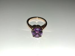 Carl Bucherer Gold Ring mit Amethist Edelsten