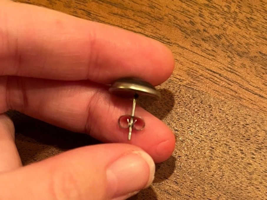 Orecchini pendenti & Orecchini a lobo: Coole grüne Augen Ohrstecker – Nuovo e nell'imballaggio originale da Gams venduto da Mariawicca 7