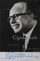 Gert Westphal (1920-2002) Schauspieler - Autogramm