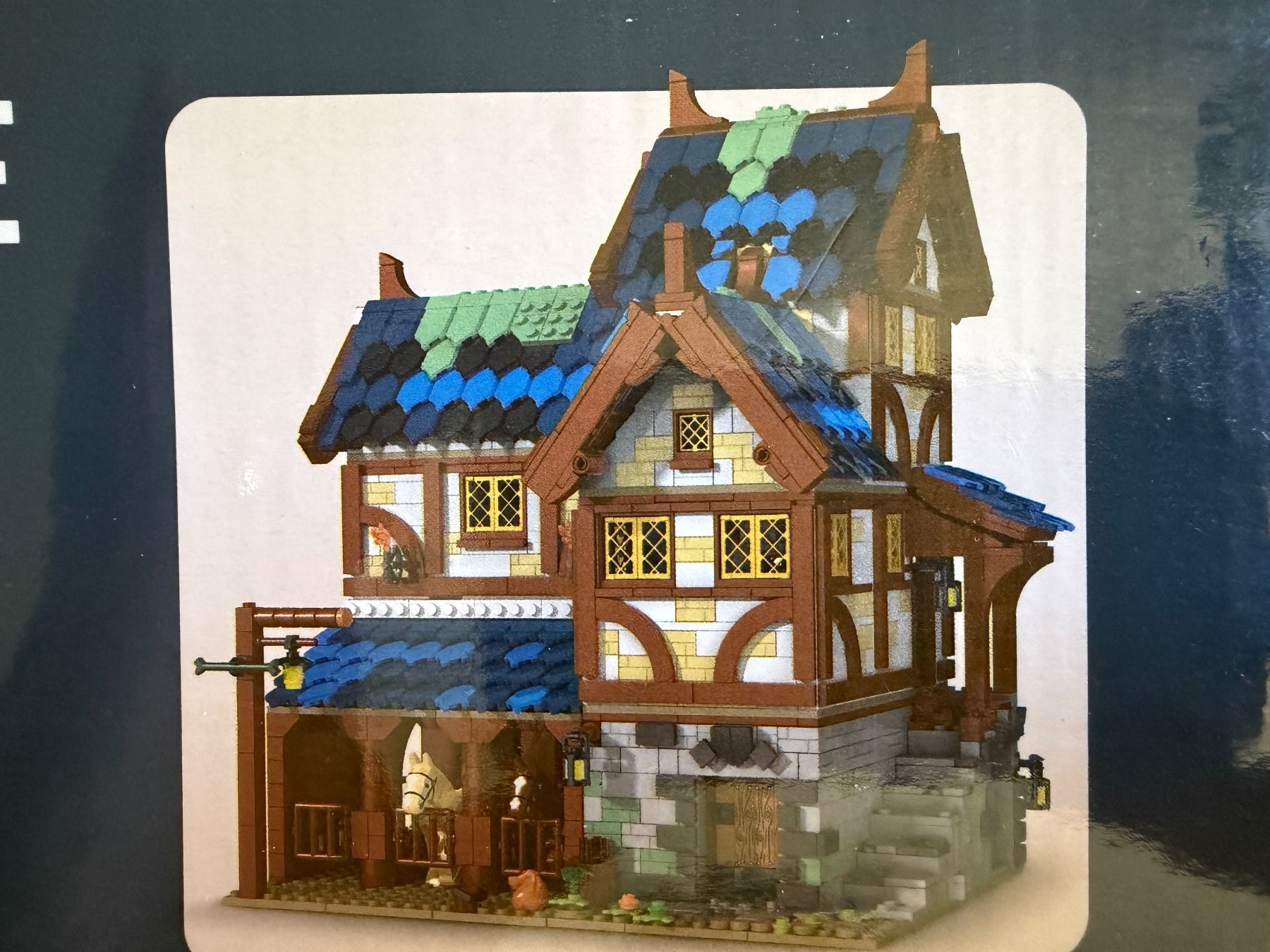 Kit di costruzioni: Klemmbausteine Medieval Town Stable Neu – Nuovo e nell'imballaggio originale da Allschwil venduto da Umanesid 2