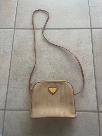 Maison Mollerus Handtasche klein beige/braun