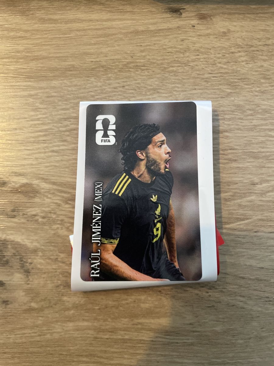 Panini Carte collezionabili: WM2026 Coca Cola Panini Sticker Raul Jimenez – Nuovo e nell'imballaggio originale da Zürich venduto da mar_9xc5