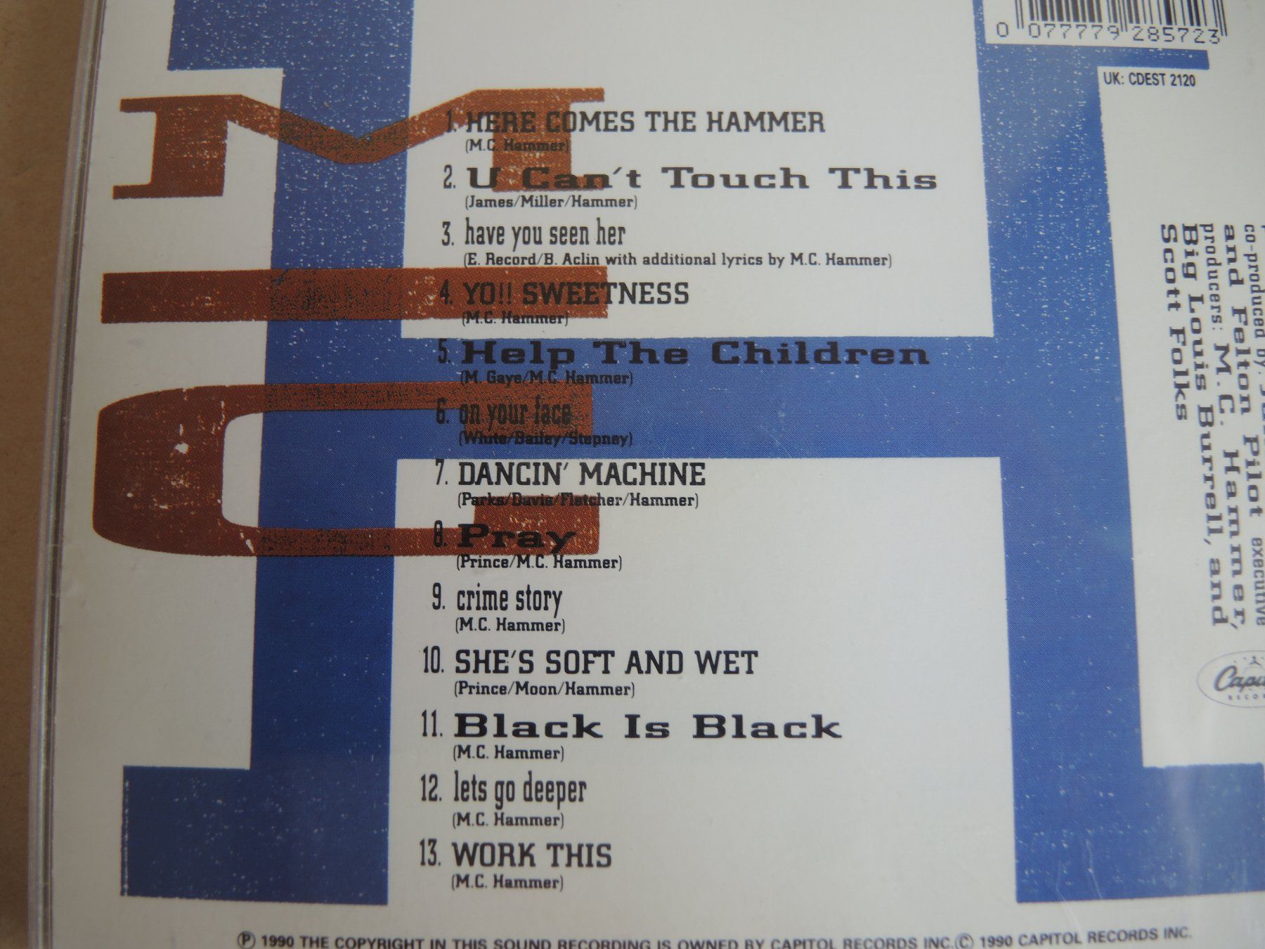 CD: MC Hammer - Please Hammer Don't Hurt 'Em - CD – Usato da Rorschach venduto da Pop-upBrocki 4