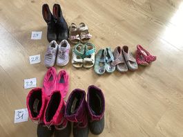 chaussures bottes pantoufles sandales 27 28 29 31