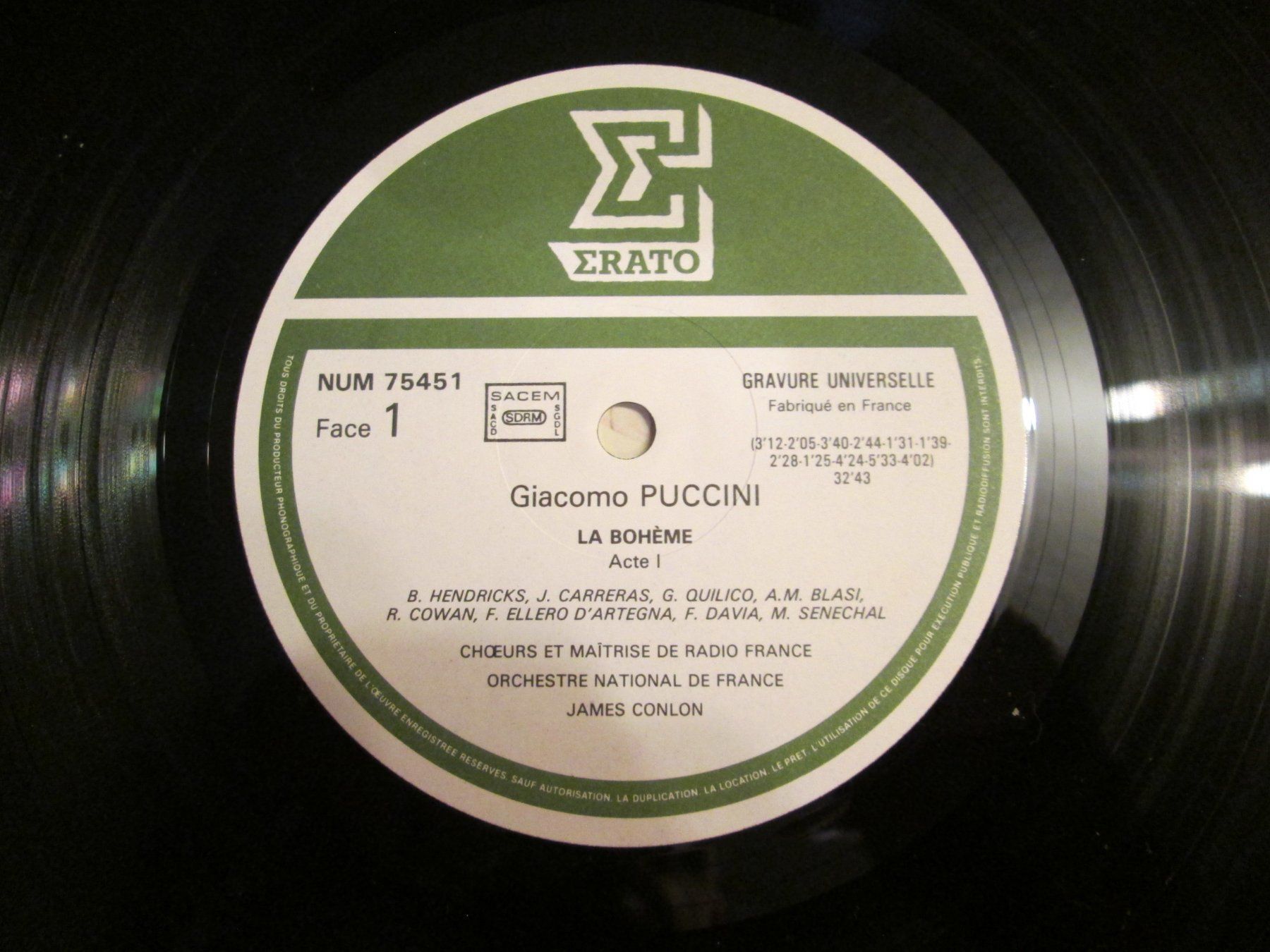 Dischi in vinile: Coffret Puccini - La Bohème - Vinyle 33T – Usato da la Chaux-de-Fonds venduto da Lampe 3