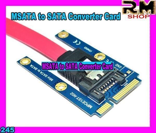 Convertitori: MSATA to SATA Converter Card – Nuovo e nell'imballaggio originale da Unterägeri venduto da RmOnline