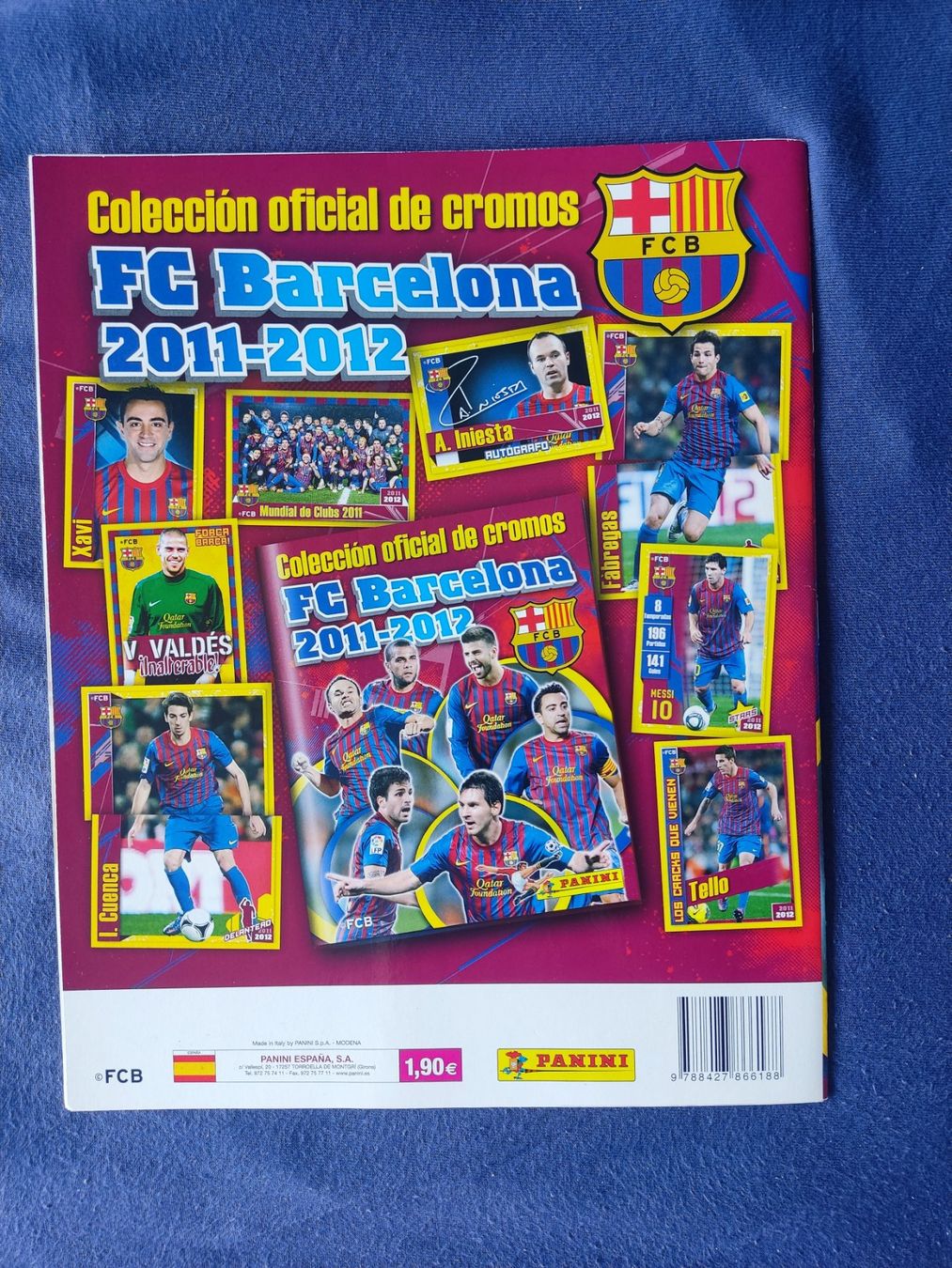 Panini Alben: FC Barcelona Panini Album 2011/2012 - Leer – Gebraucht aus Buchs AG von patiburgener 5