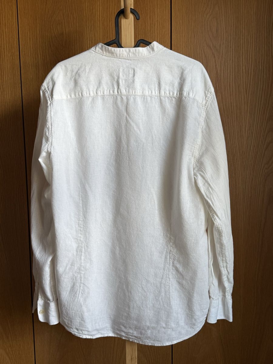 Camicie: Camicia Lino Dan John collo coreana bianca tg. XL – Usato da Glis venduto da dor_b2nc 2