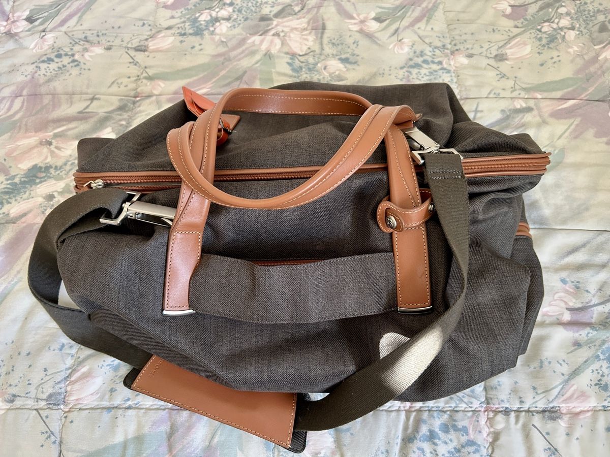 Samsonite Sacs: Samsonite Reisetasche mit Ledergriffen – D'occasion à Spiez par gerybe 4