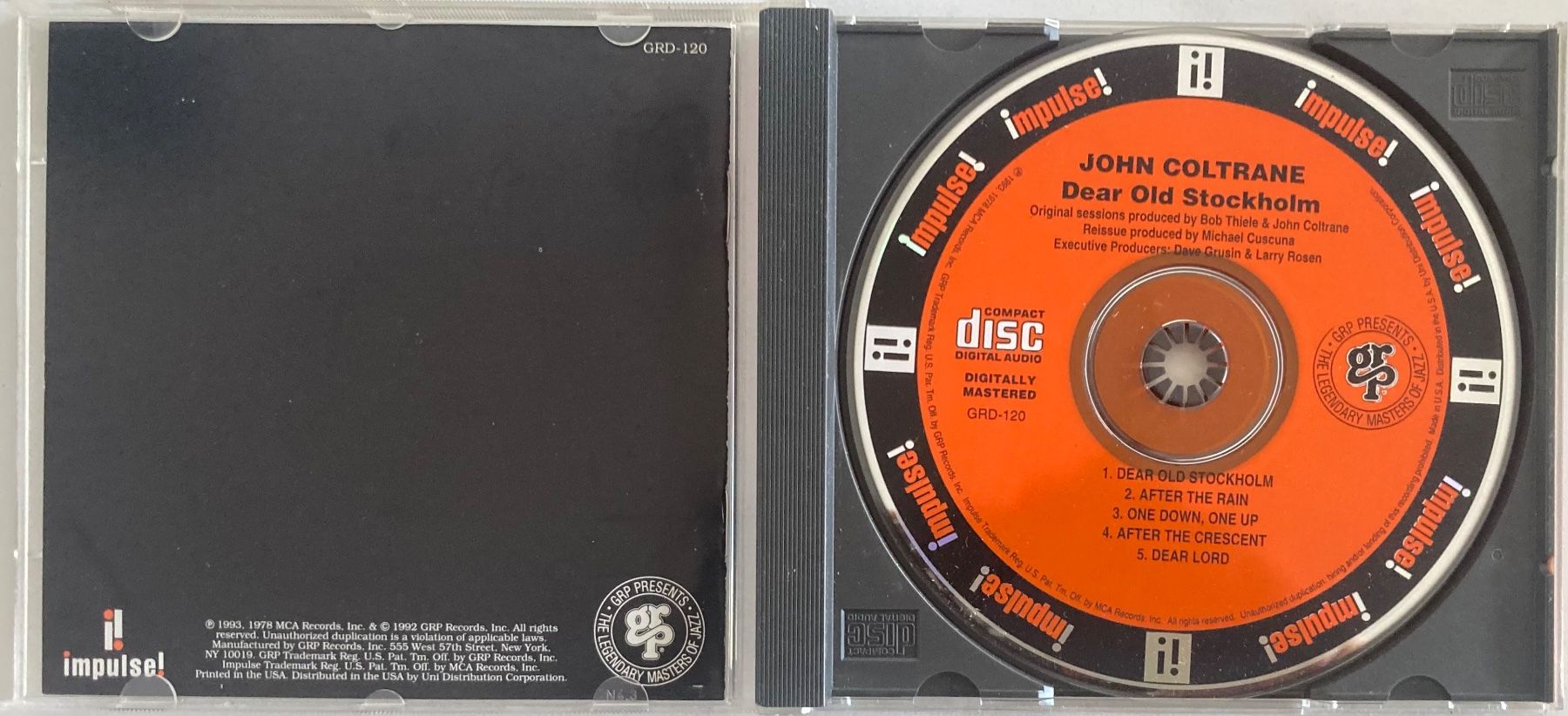 CD: JOHN COLTRANE - DEAR OLD STOCKHOLM – Usato da Poliez-Pittet venduto da Newtown-Records 2