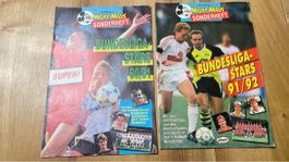 Micky Maus Sonderhefter Bundesliga Stars 90/91 und 91/92