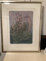 Hans Aerni Farblithografie 72x56 cm