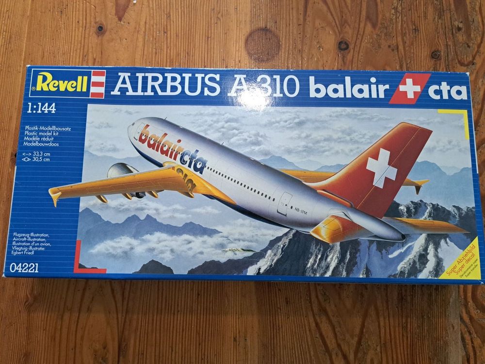 Maquette Avion Revell 1/144 - Airbus A310 Balair CTA - Neuf
