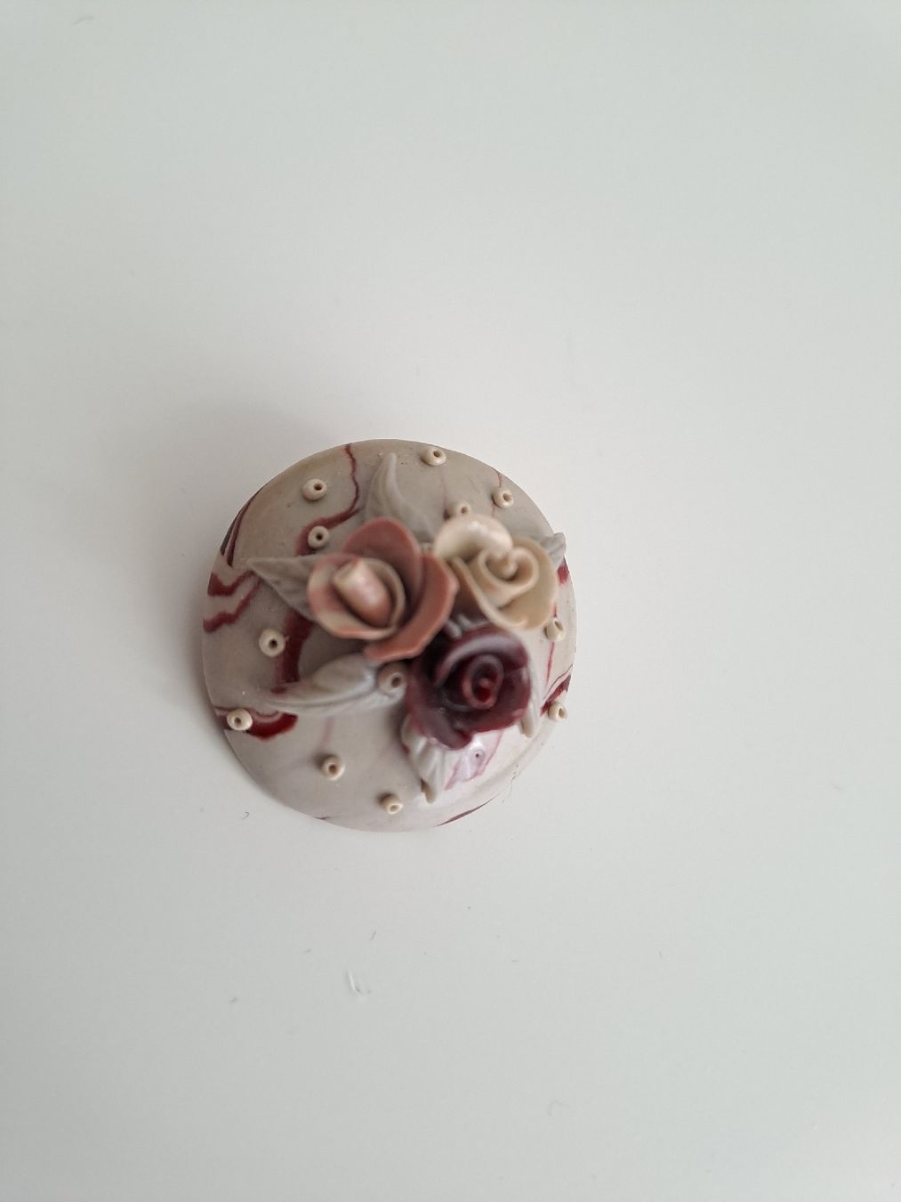 Spille & Fermagli: Wunderschöne Brosche mit Rosen-Applikation, Schmuck – Usato da Münchenbuchsee venduto da Babsique 2