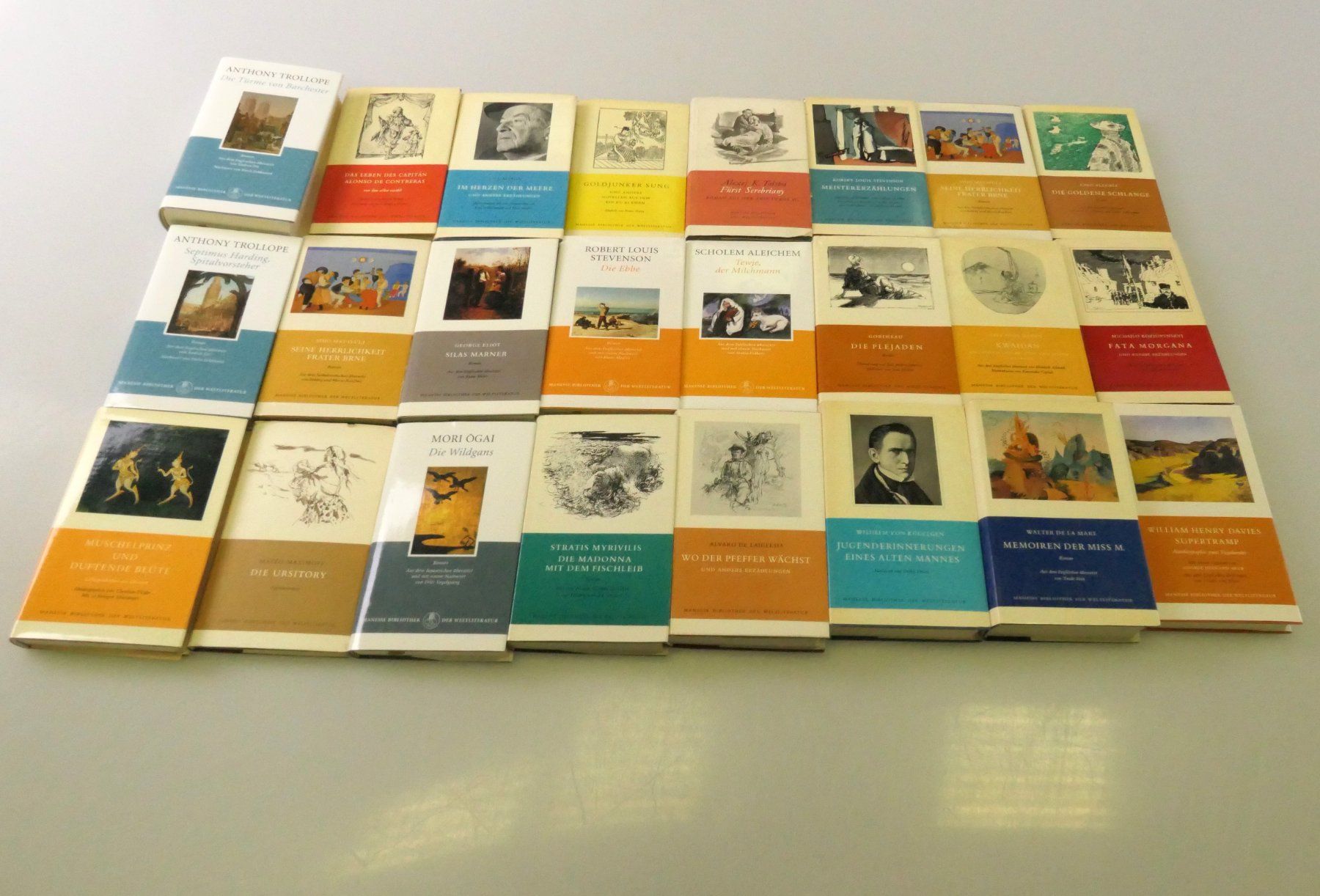 Libri: MANESSE Bücher Sammlung ( 50 Stk.) – Usato da Volketswil venduto da brockipfannenstil 1