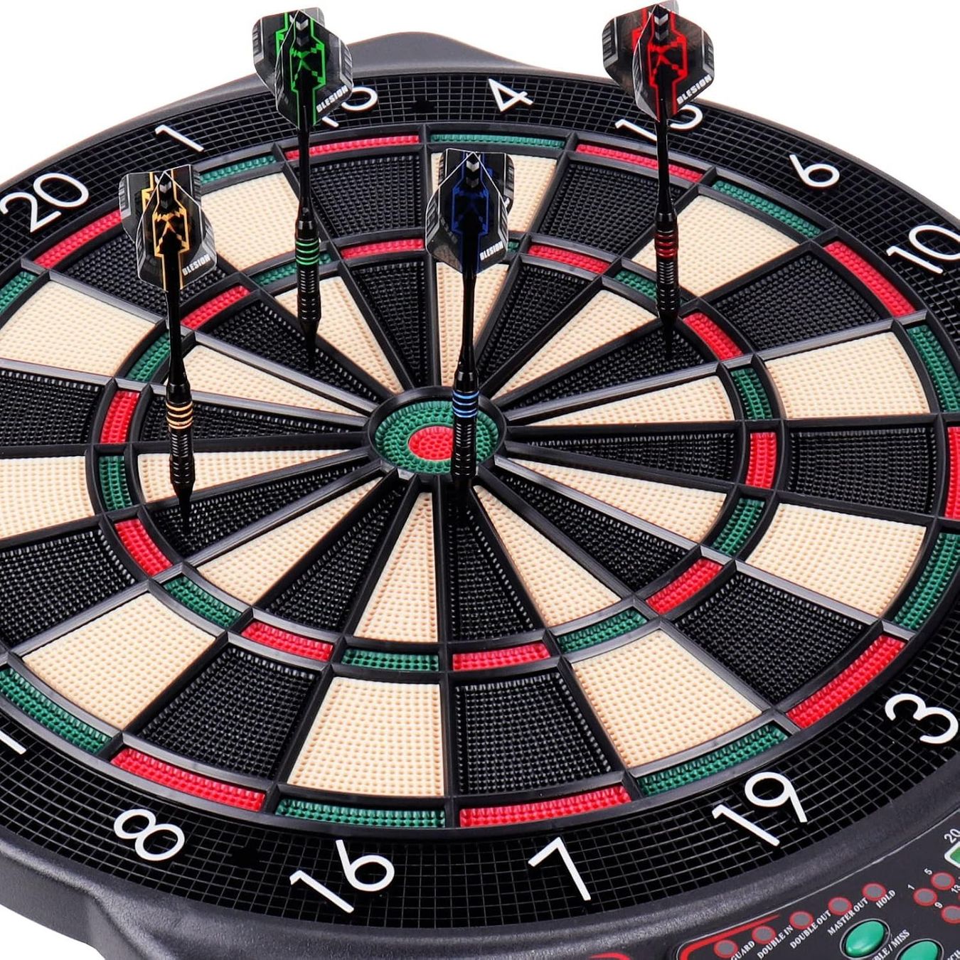 Tiro con l'arco: Dartscheibe Elektronisch mit 12 Pfeilen E-Dartboard – Nuovo e nell'imballaggio originale da Schaffhausen venduto da smarastore 1