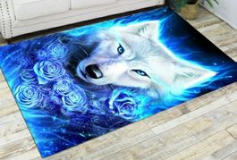 Wolf Teppich 40x60cm