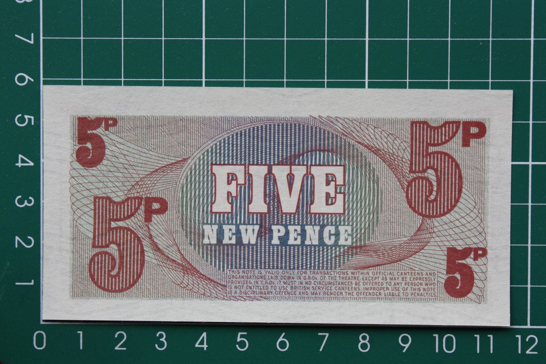 Banknoten: currency banknote british five new pence – Neu (gemäss Beschreibung) aus Laupen BE von Gufi57 1