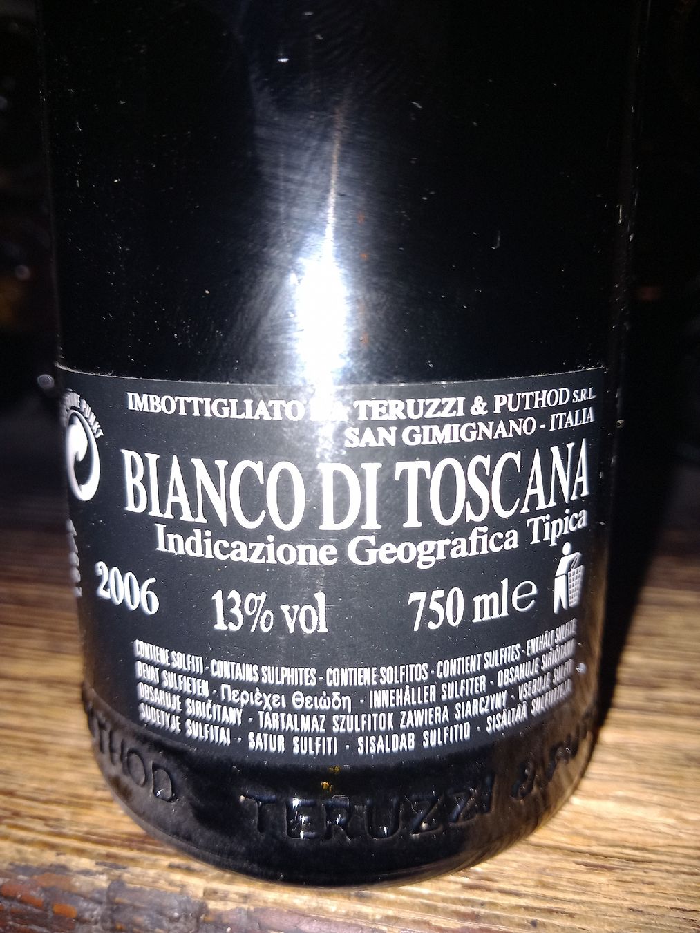 Vino: Teruzzi & puthod bianco di toscana 2006 – Nuovo e nell'imballaggio originale da Le locle venduto da juliensaran 2
