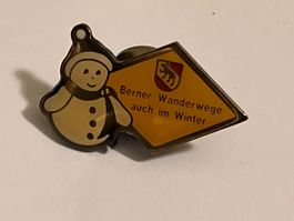 1 Pin Berner Wanderwege - auch im Winter
