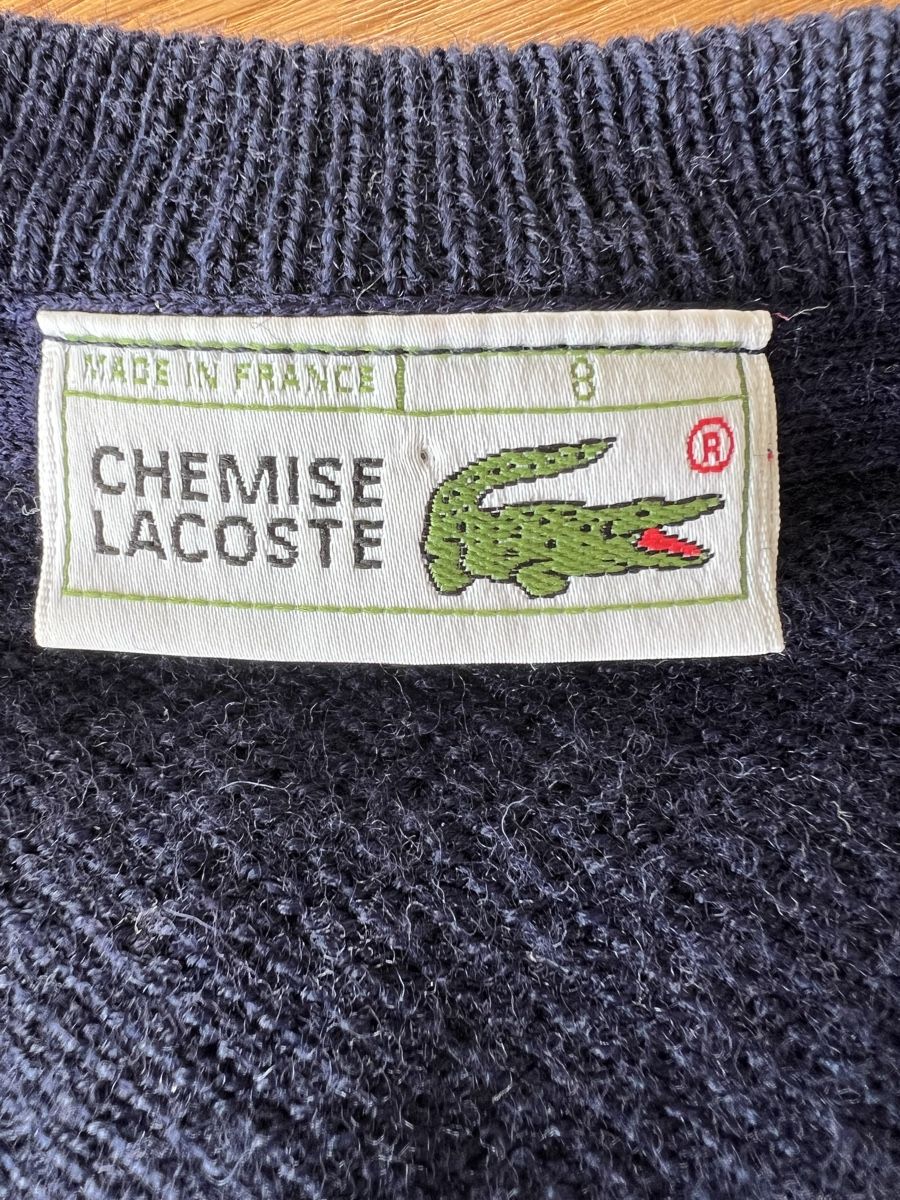 Lacoste Maglioni & Felpe: Lacoste-Herrenpullover Grösse 8, dunkelblau – Usato da Wolfwil venduto da Poulet60 2