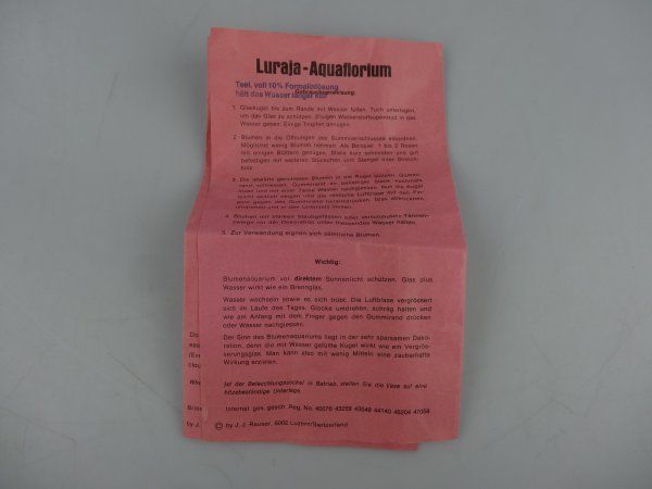 Toutes les décorations: Luraja-Aquaflorium Glaskugel – D'occasion à Volketswil par brockipfannenstil 5