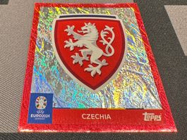 Topps Uefa Euro EM 2024 Wappen / Flag CZE 1