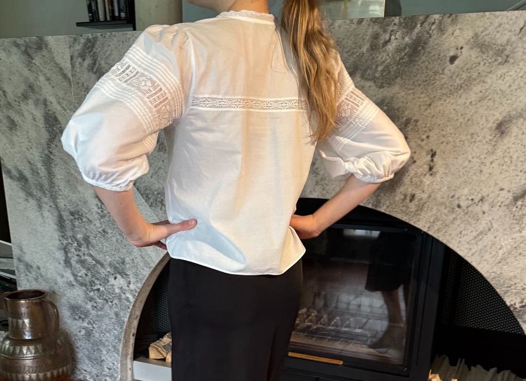 Zara T-shirt: Cotton Lace Shirt S – Usato da Claro venduto da sof_pkm8 1
