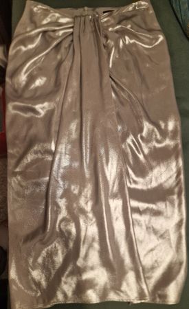 Jupe Zara Femme, taille M, argentée, comme neuve ✨